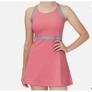 NWT - FILA Pink w/ Colorful Stripes Activity Dressi